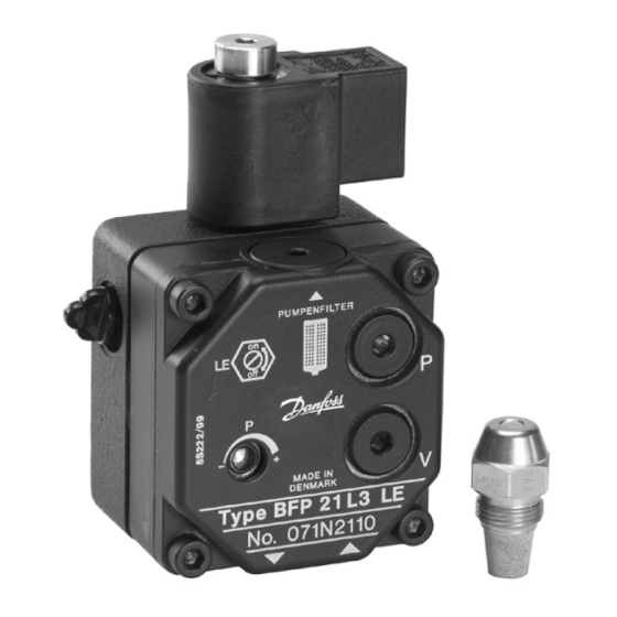 Danfoss BFP 21-LC Instrukcja