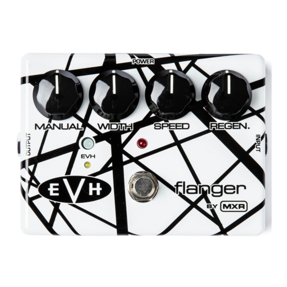 Dunlop EVH117 Gebruikershandleiding