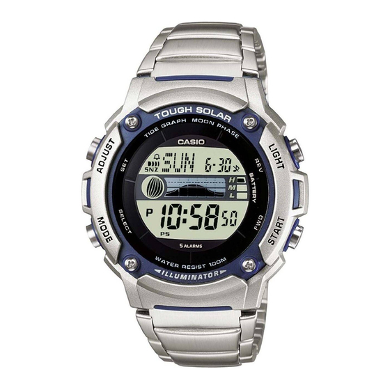 Casio W-S210HD-1AVEF Manual de instrucciones