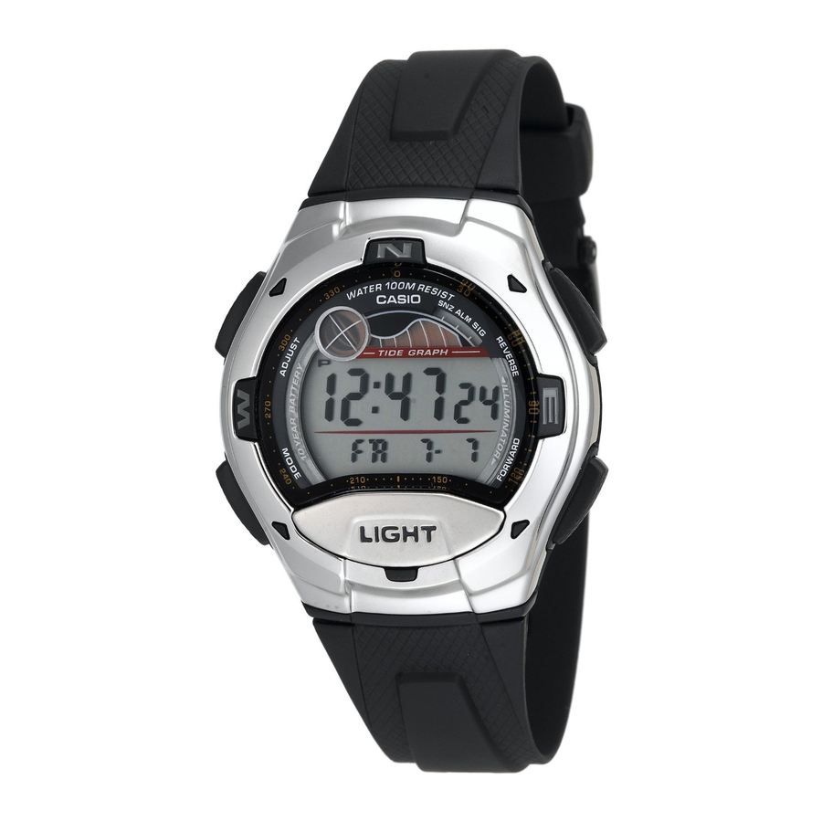 Casio W753-1AV Manuel d'utilisation