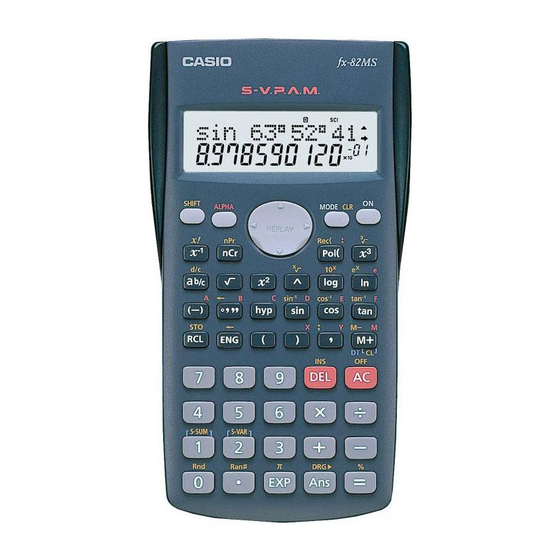 Casio FX 300 MS Panduan Pengguna