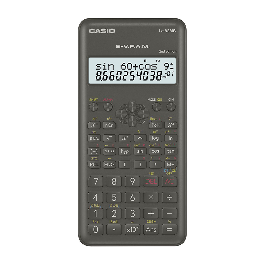 Casio FX-82MS 2 Snelstarthandleiding