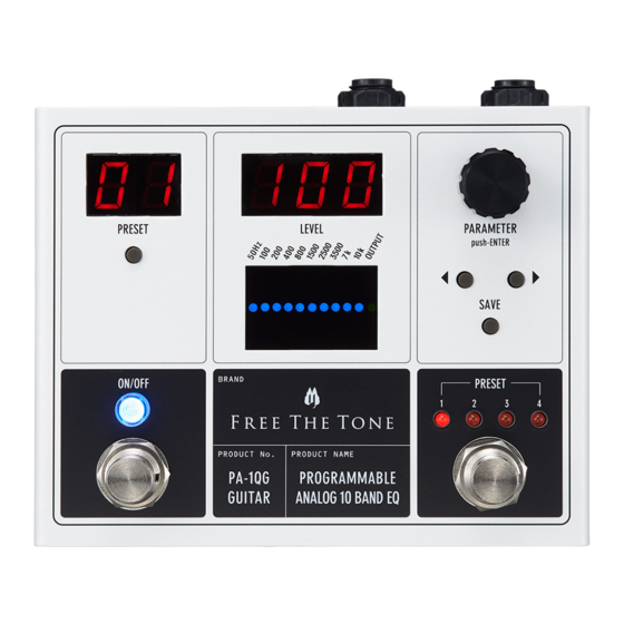 Free The Tone PA-1QA Owner's Manual