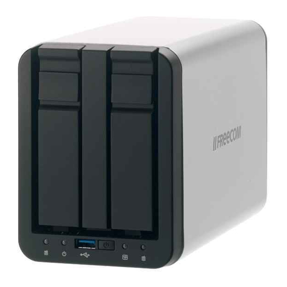 Freecom SILVER STORE 2-DRIVE NAS Handbuch zur Schnellinstallation