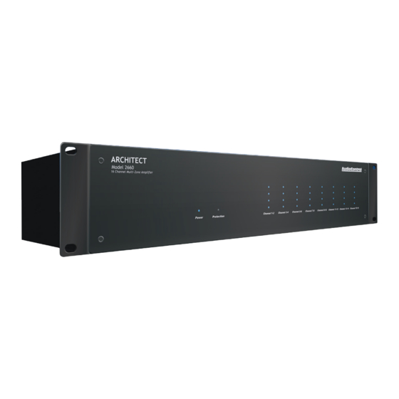 AudioControl ARCHITECT MODEL 2660 Kurulum Kılavuzu