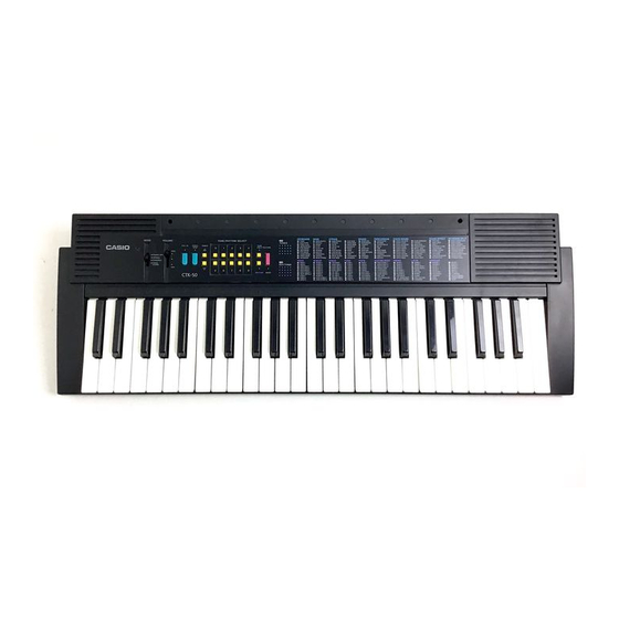 Casio CTK-50 Manual de operação