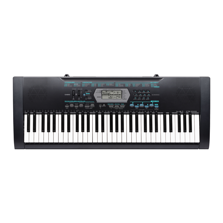 Casio CTK-700 Каталог продукції