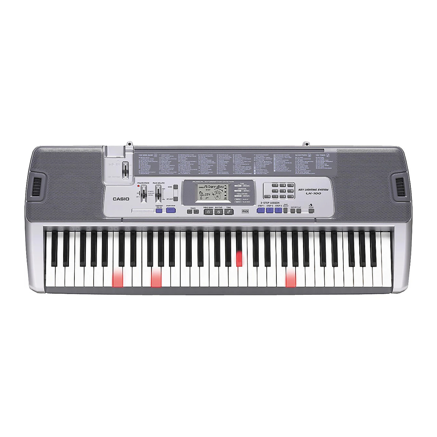 Casio LK100 - Lighted Keyboard With LCD Display Catálogo de produtos