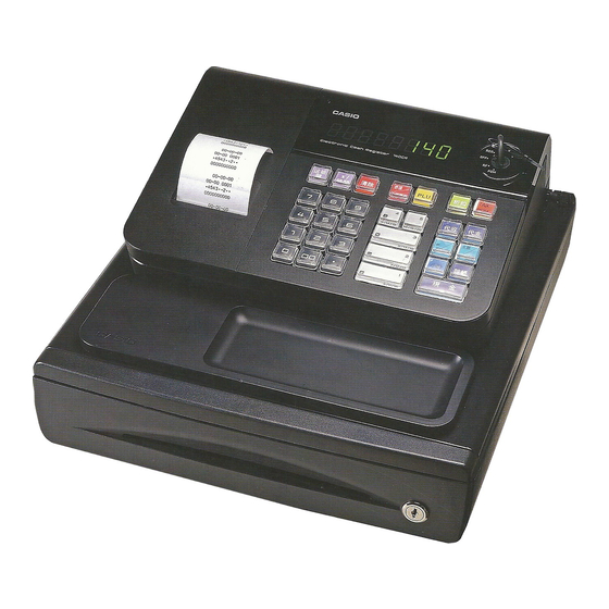 Casio 140CR - Cash Register Manual