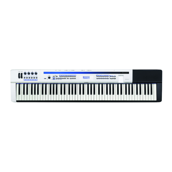 Casio Privia PX-5S Gebruikershandleiding