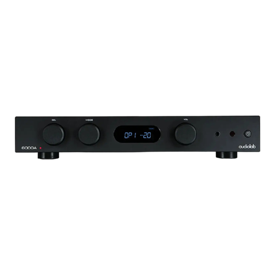 Audiolab 6000 Series Instruções para o utilizador