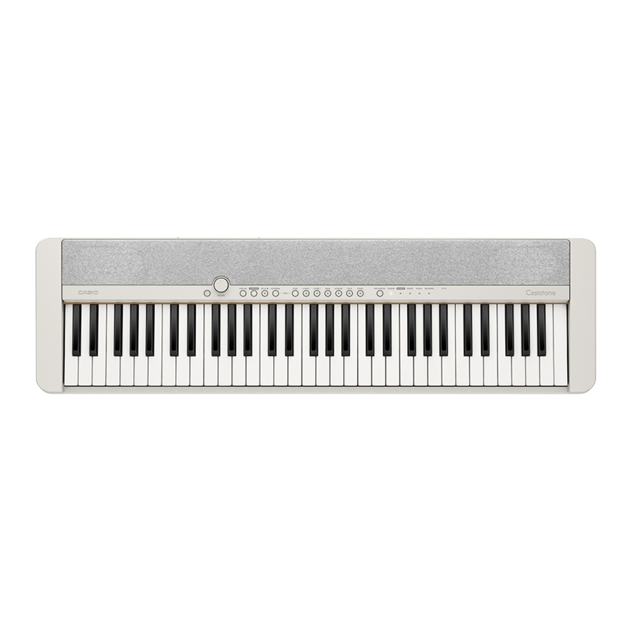 Casio Casiotone CT-S1 Краткое руководство по эксплуатации