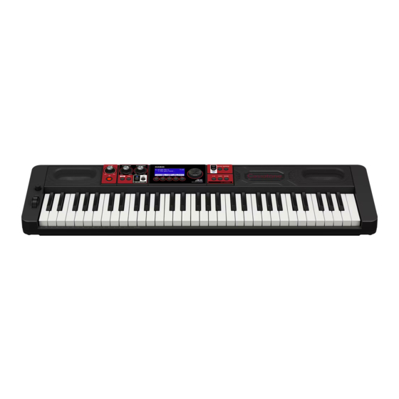 Casio CT-S1000V Podręcznik użytkownika