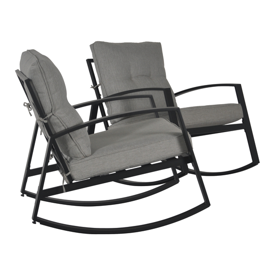 belavi Padded Rocker 22603-21 Manual del usuario