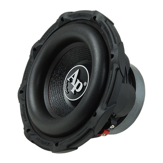 Audiopipe TXX-BD1-10 Manuel de l'utilisateur