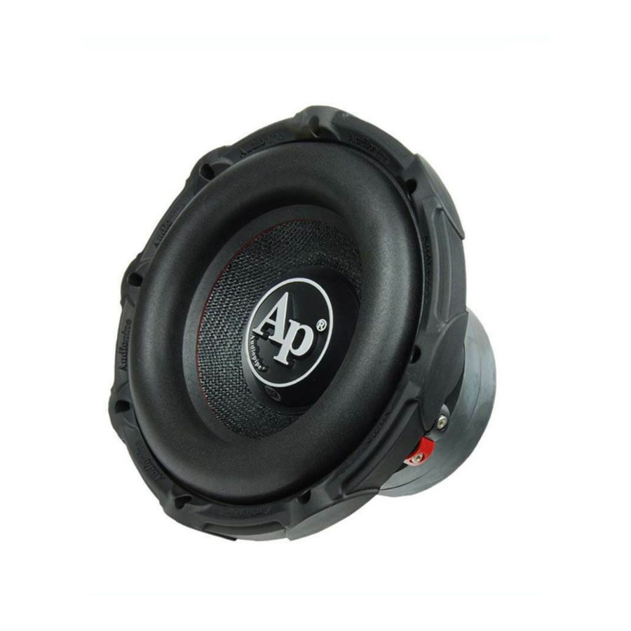 Audiopipe TXX-BD2-15 Gebruikershandleiding