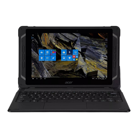 Acer Enduro T1 Quick Manual