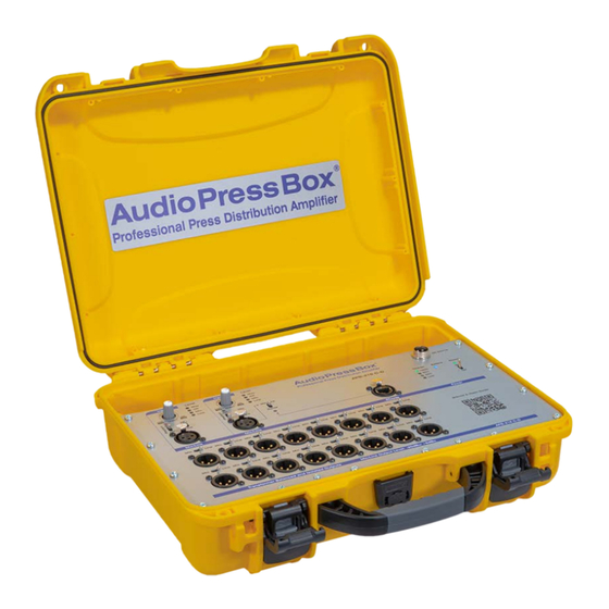 AudioPressBox APB-216 C-D Manuale d'uso