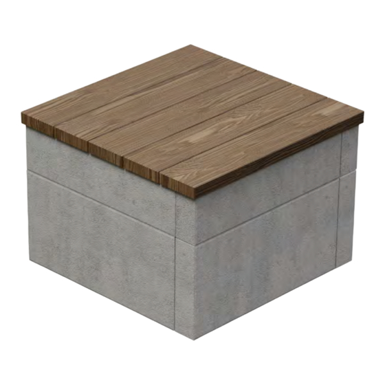 Belgard DESIGNFORMS SQUARE COFFEE TABLE Manuel d'instructions de montage