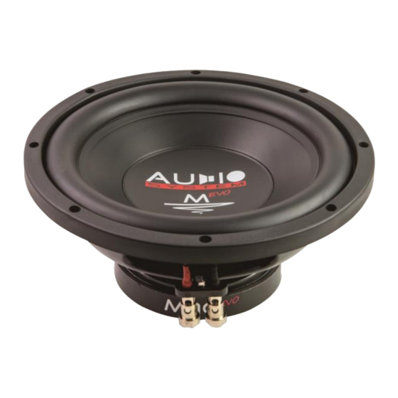 Audiosystem M10 EVO Manual del usuario