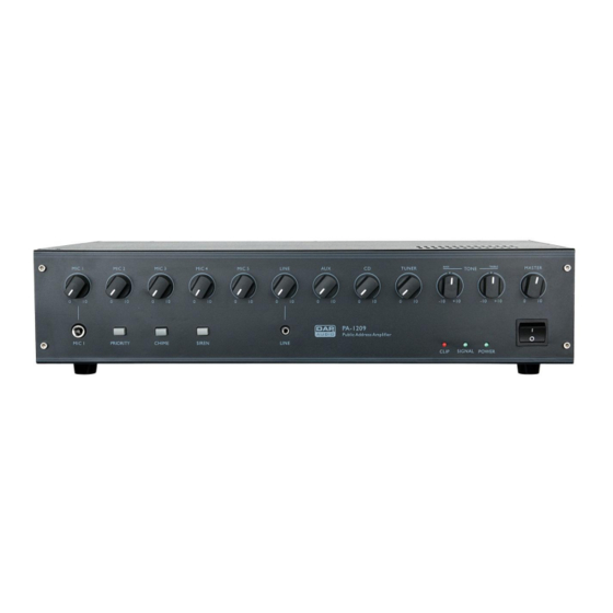 DAPAudio PA-1209 Handbuch