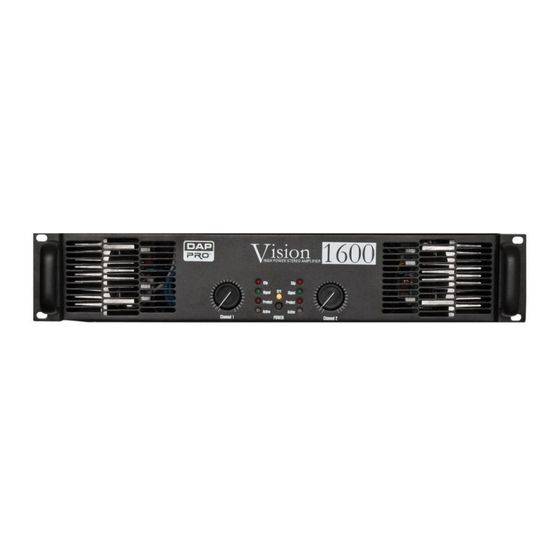 DAPAudio Vision 2400 ORDERCODE D4152 Manuel