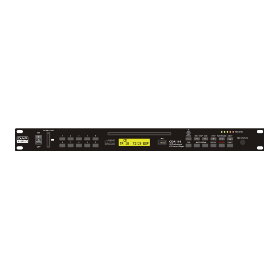 DAPAudio D1255 Manual de instruções