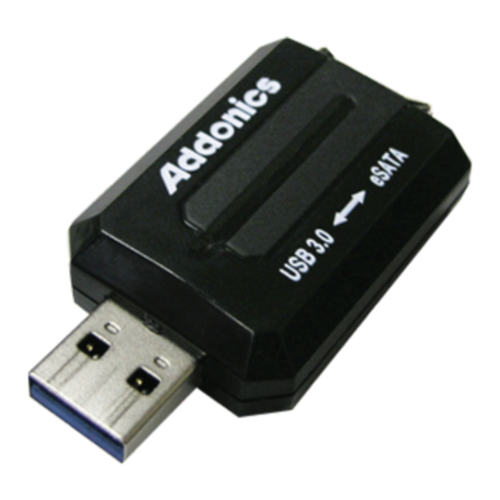 Addonics Technologies ADU3ESAM Gebruikershandleiding