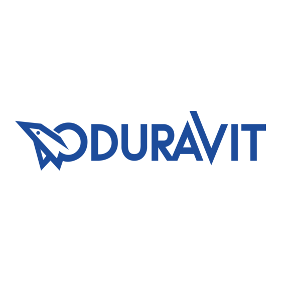 DURAVIT Brioso BR 7001 Instruções de montagem