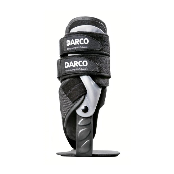 Darco Body Armor Embrace 사용 설명서 지침