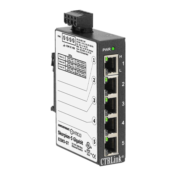 Contemporary Controls CTRLink Skorpion Series Manual de instalación
