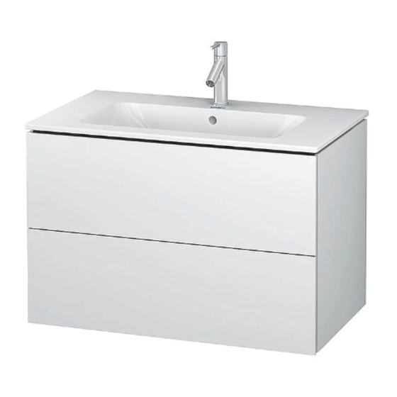 DURAVIT L-Cube LC 6274 Instruções de montagem