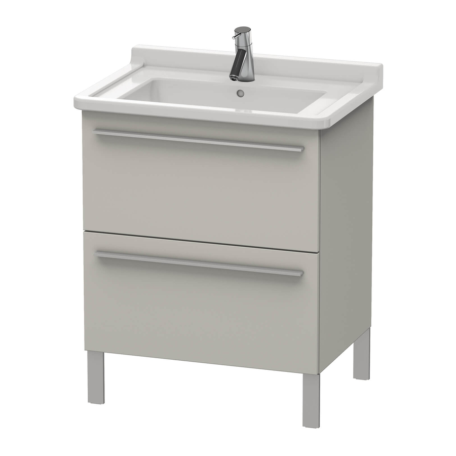 DURAVIT XL 6516 取付説明書