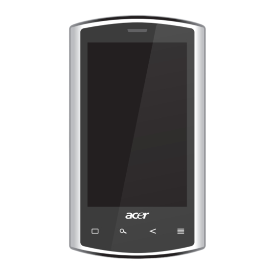 Acer liquid es 100 Quick Start Manual