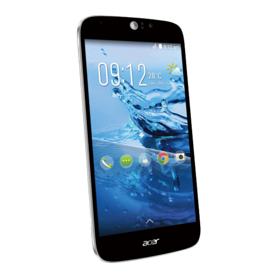 Acer Liquid Jade Z Skrócona instrukcja obsługi