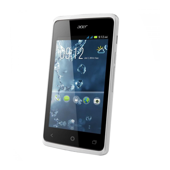 Acer Liquid Z200 Quick Manual