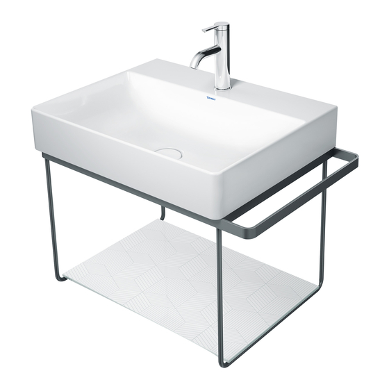 DURAVIT DuraSquare 0031021000 Инструкции по монтажу