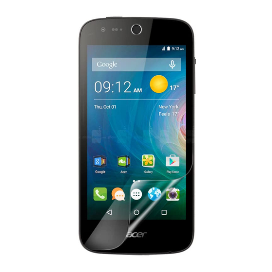 Acer Liquid Z330 Quick Manual