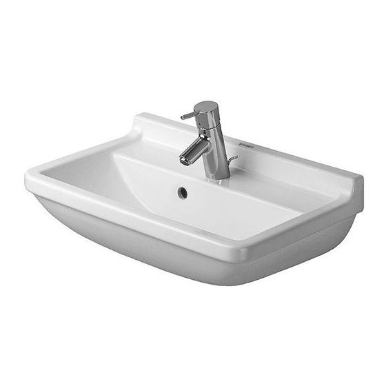 DURAVIT Scola 068560 Manual de instruções de instalação