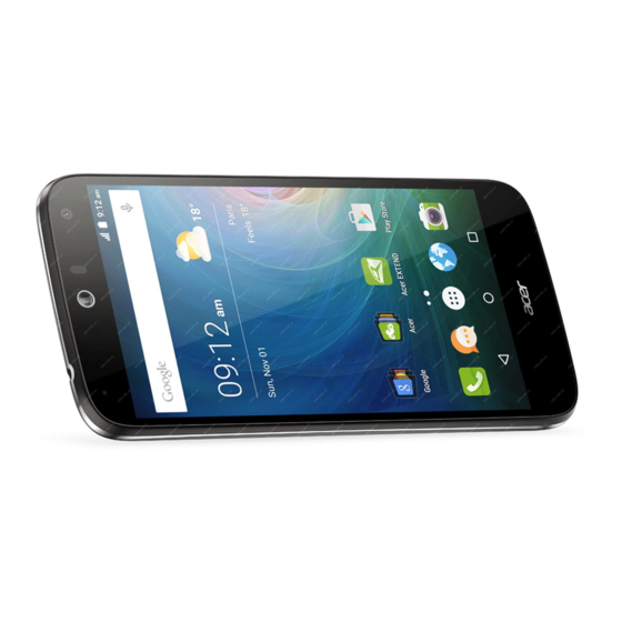 Acer Liquid Z630 Quick Manual