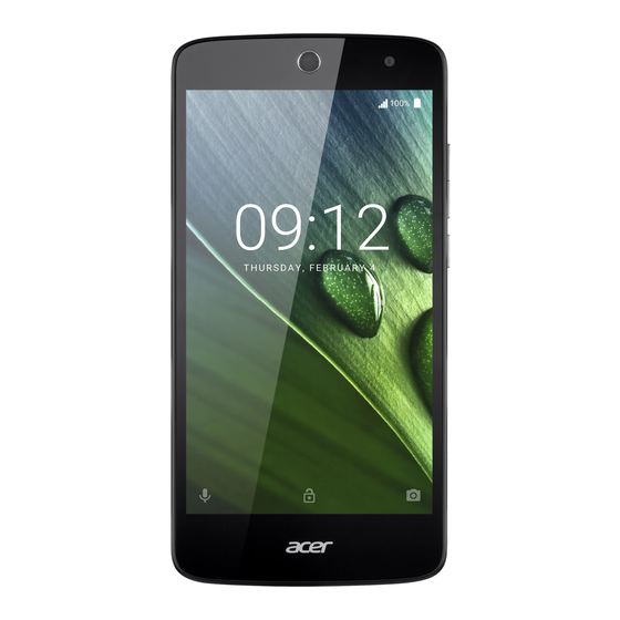 Acer Liquid Zest Quick Manual