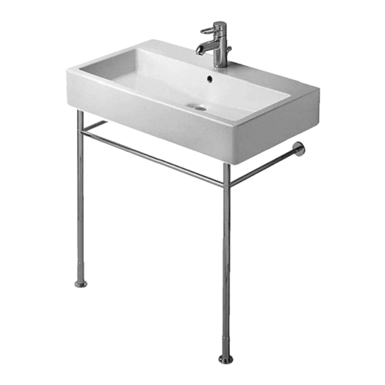 DURAVIT Vero 0030671000 Інструкція з монтажу