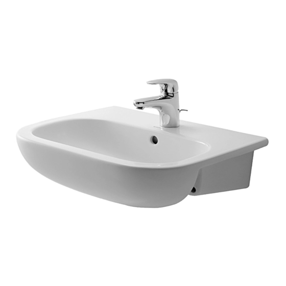 DURAVIT 033955 Series Plantilla e instrucciones de montaje