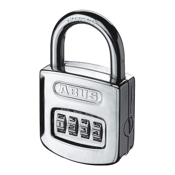 Abus Resettable 145 Series Talimatlar