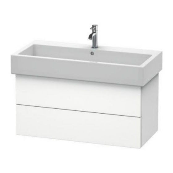 DURAVIT Delos DL 6321 Руководство по установке