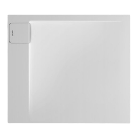 DURAVIT P3 Comforts 720159 Montageanleitung