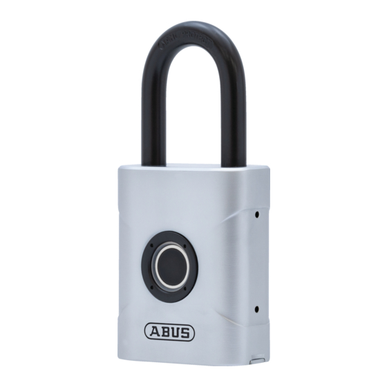 Abus Touch 57 Gebruiksaanwijzing