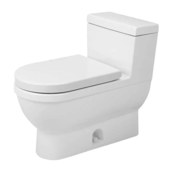 DURAVIT Starck 3 Template And Mounting Instructions