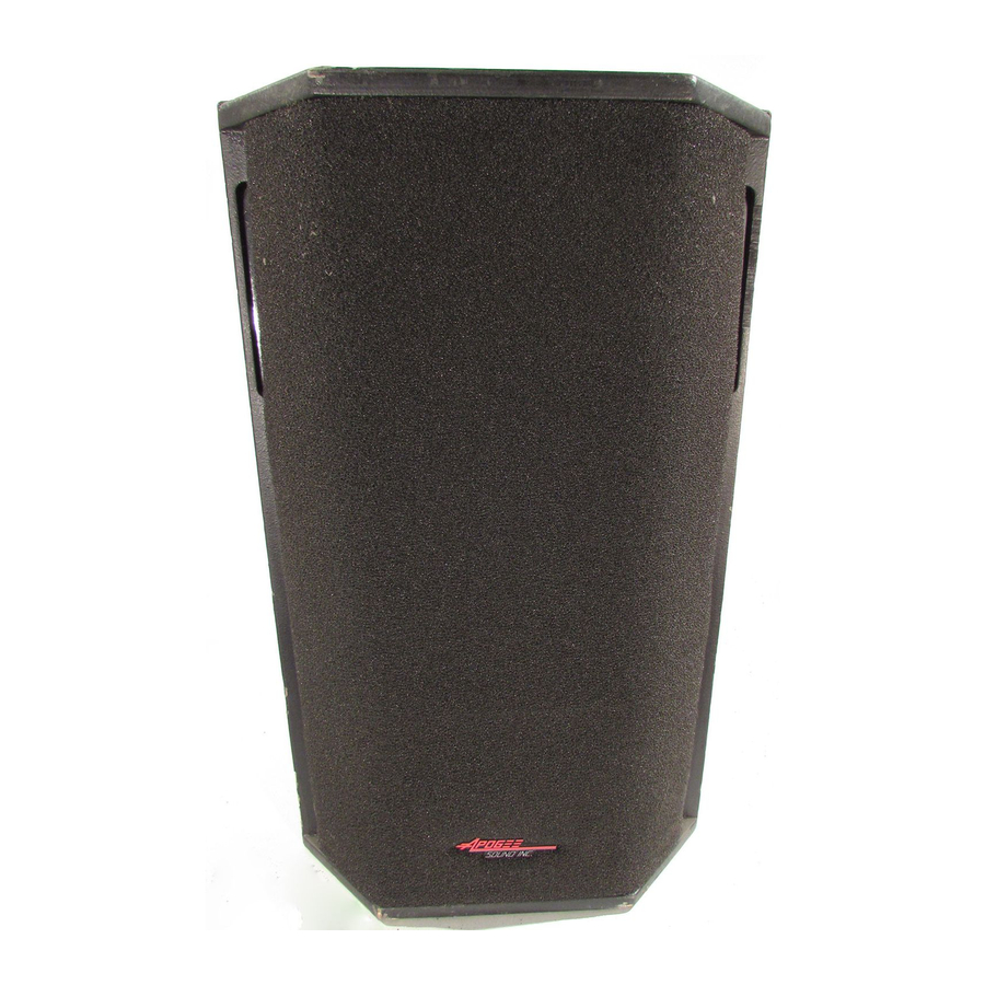 Apogee Loudspeaker AE-5NC Dimensiones del producto