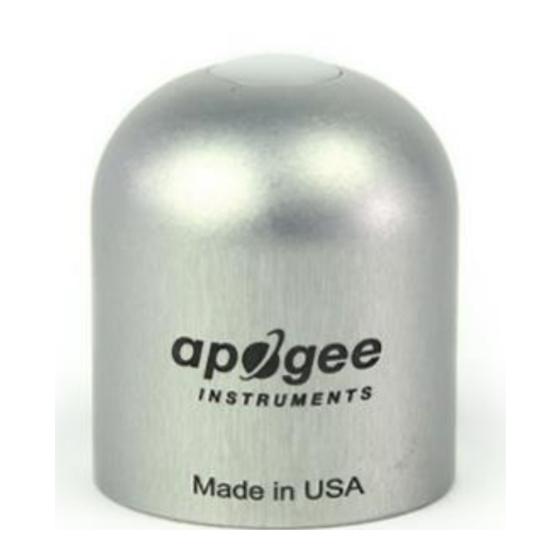 Apogee Instruments SP-522-SS Owner's Manual